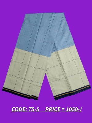 ১০০% কটন প্রিমিয়াম টিস্যু লুঙ্গি Code: TS-5